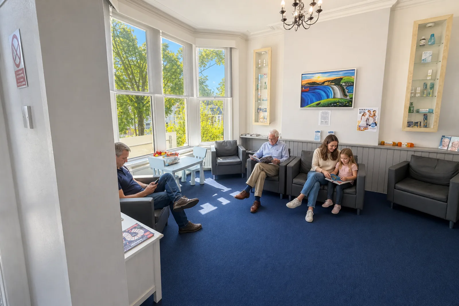 Reception at Tynewydd Dental Care